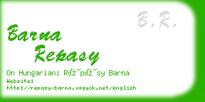 barna repasy business card